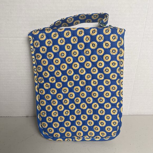 Vera Bradley Out To Lunch Riviera Blue Hook Loop Closure Plastic Lined Lunchbox - Picture 2 of 10